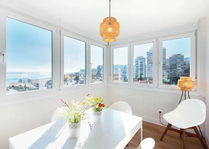 Magic Of The Ocean, Front Line In Playamar-parking, Sea Views, Pool, Tenis, Paddle, Wifi And Aircon * Torremolinos